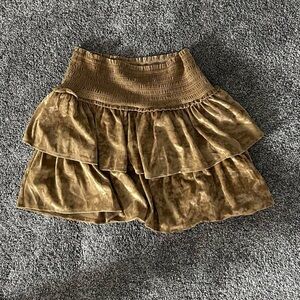 Aerie skirt • brown velvet • S • never worn • no flaws